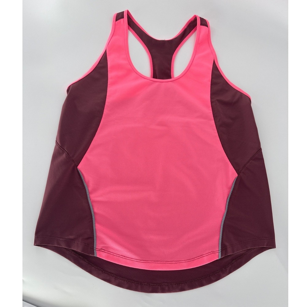 Fabletics Pink Burgundy Racerback Tank Top Women Size XS